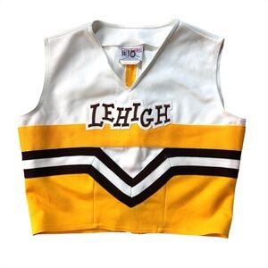 Vintage 70’s-80’s Lehigh Cheerleader Uniform Top Cheerleading Supply Medium